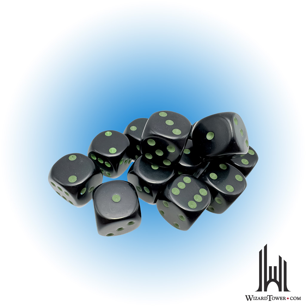 OPAQUE 12D6 BLACK/GREEN 16MM